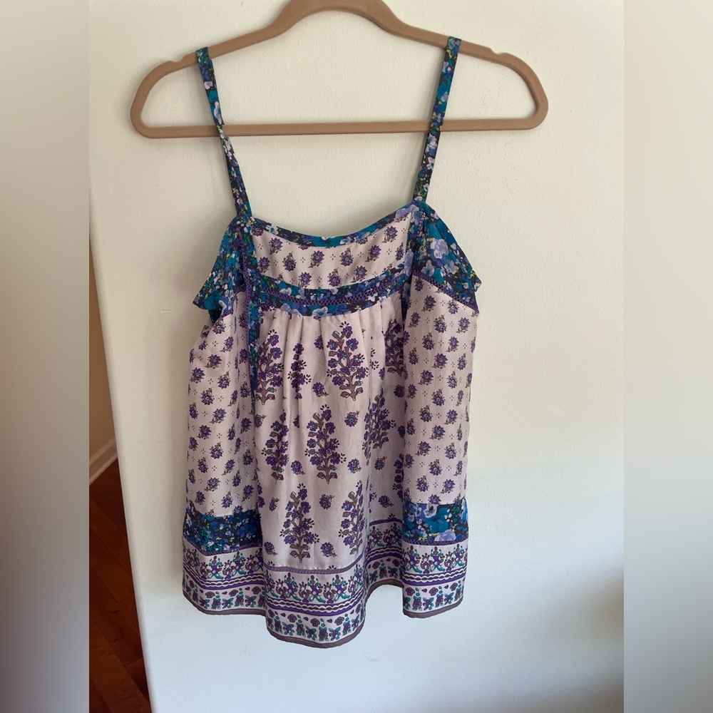 100% silk Rebecca Taylor tank.  Like new.
